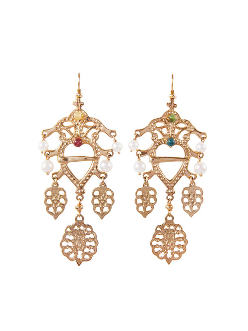 Fiorina Jewellery Gold Folklore Earrings