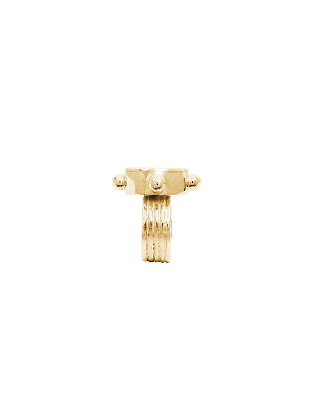 Fiorina Jewellery Gold Pinkie Ring Side View