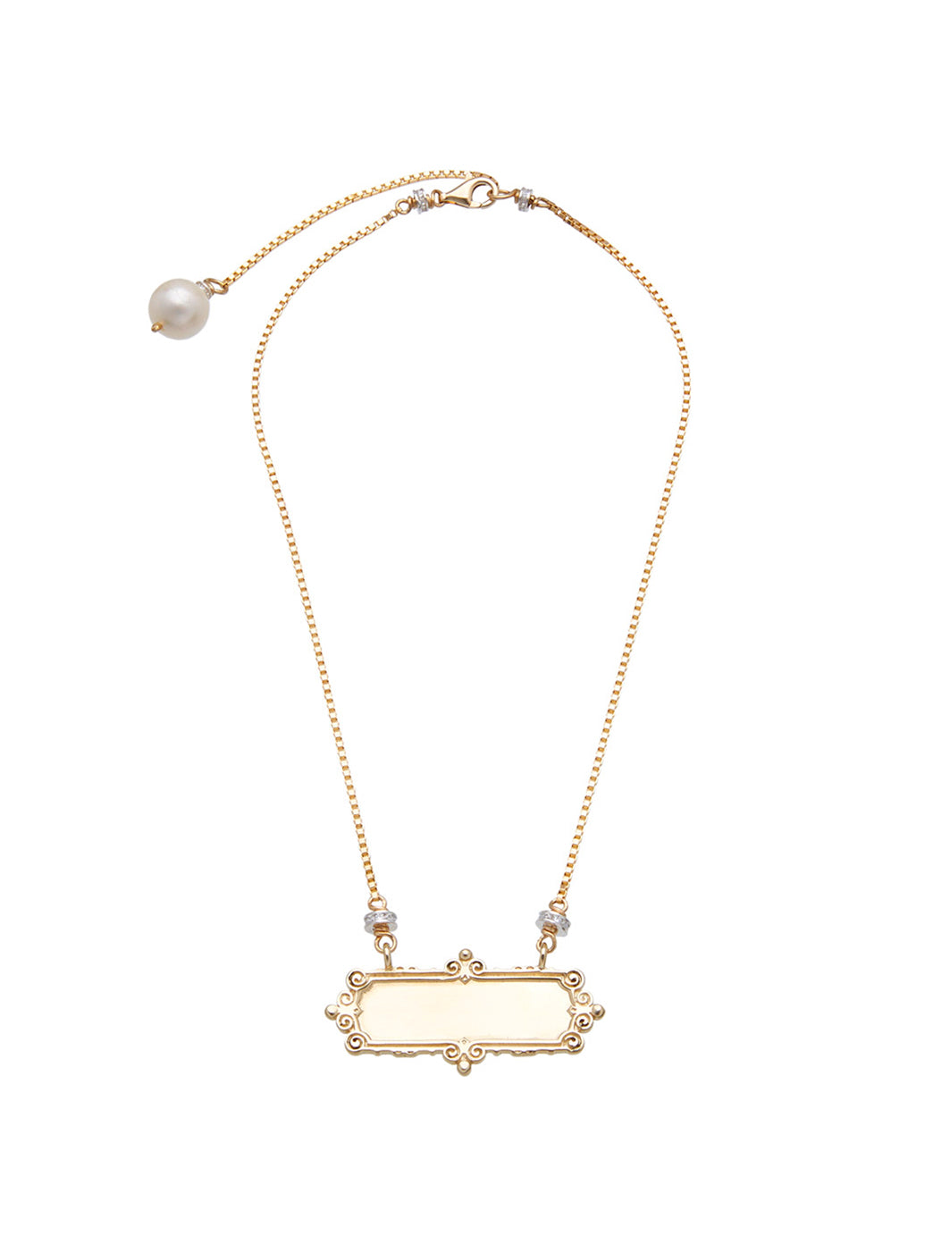 Fiorina Jewellery Gold Scroll Necklace