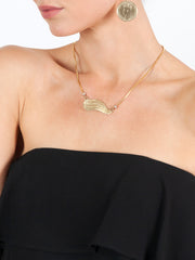 Fiorina Jewellery Gold Aria Necklace Model
