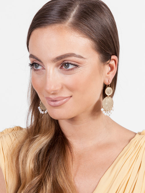 Fiorina Jewellery Gold Mini Marrakesh Earrings Model
