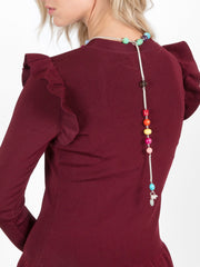 Fiorina Jewellery Birthday Necklace Chakra Model Back