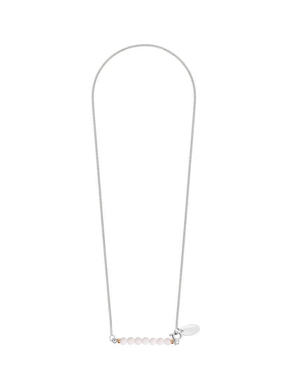 Fiorina Jewellery Silver Friendship Necklace White Agate