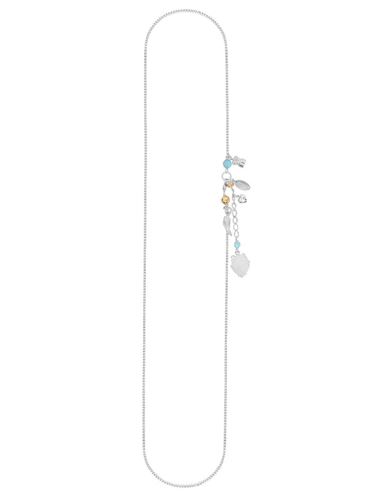 Fiorina Jewellery Helena Strand Medium Necklace Gold Highlights