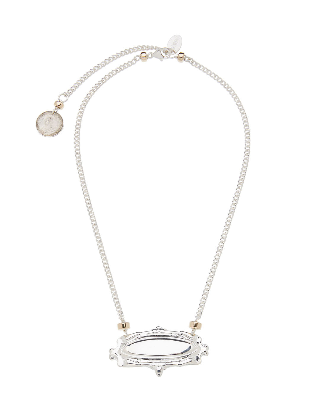 Fiorina Jewellery Monster Scroll Necklace Gold