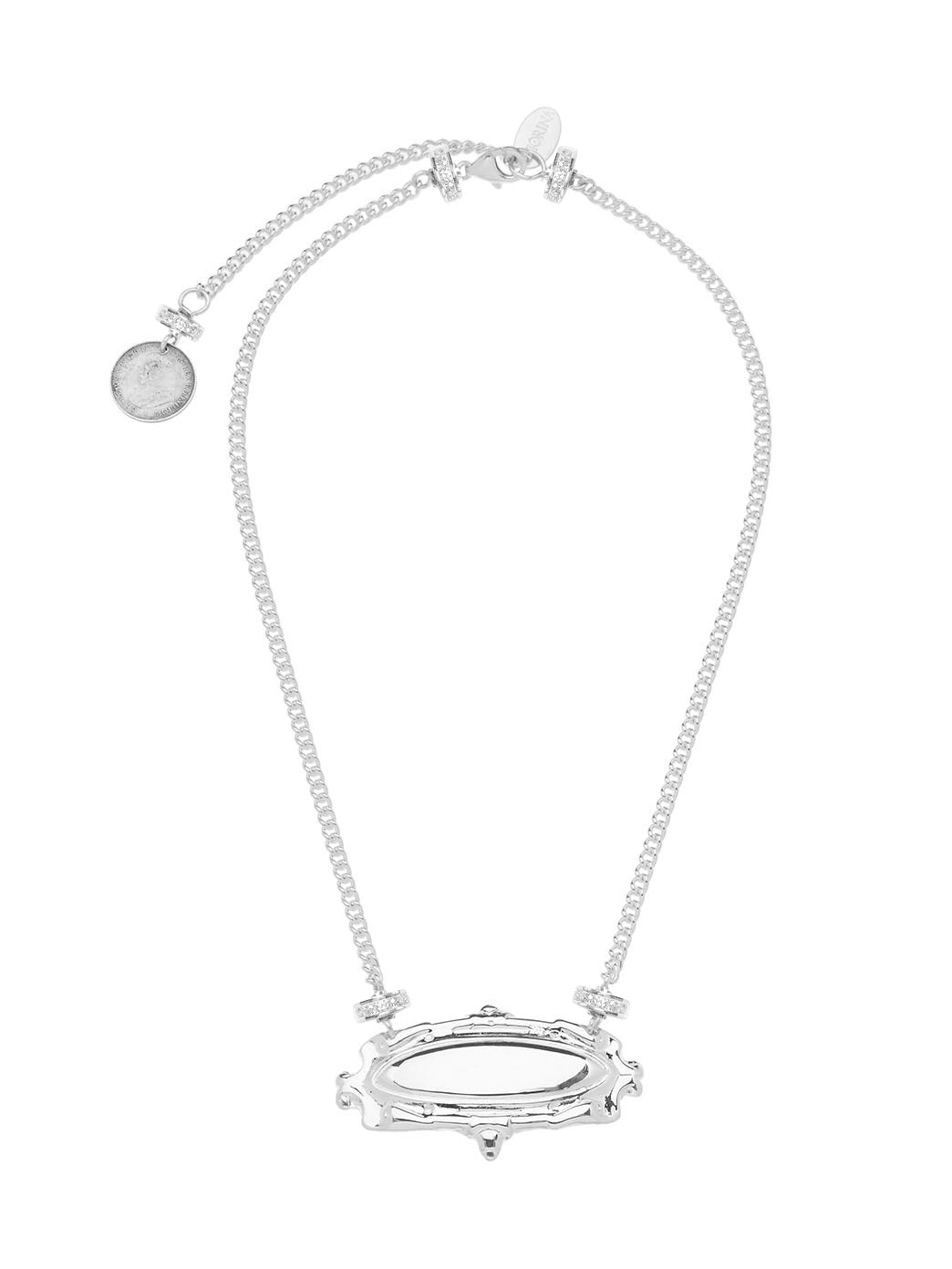Fiorina Jewellery Monster Scroll Necklace Crystal