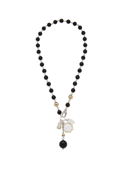 Fiorina Jewellery Pearlina Necklace Black Onyx