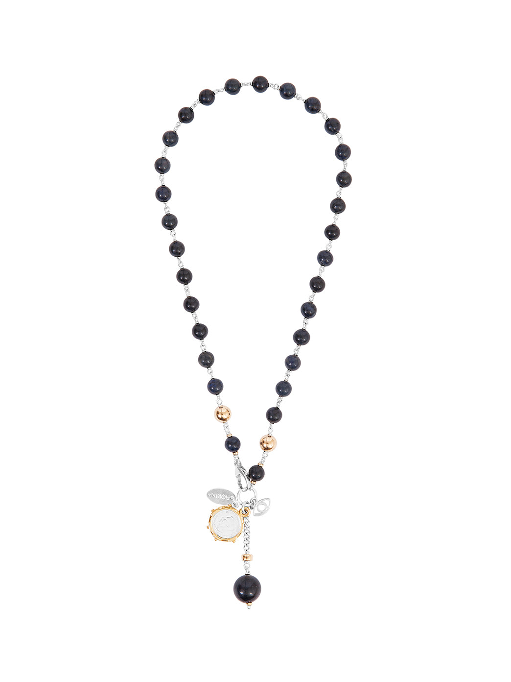 Fiorina Jewellery Pearlina Necklace Navy