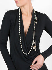 Fiorina Jewellery Rope Opera Strand Necklace Pearl Model