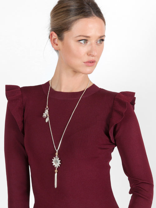 Fiorina Jewellery Sundial Necklace Model