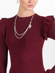 Fiorina Jewellery Trapeze Necklace Model