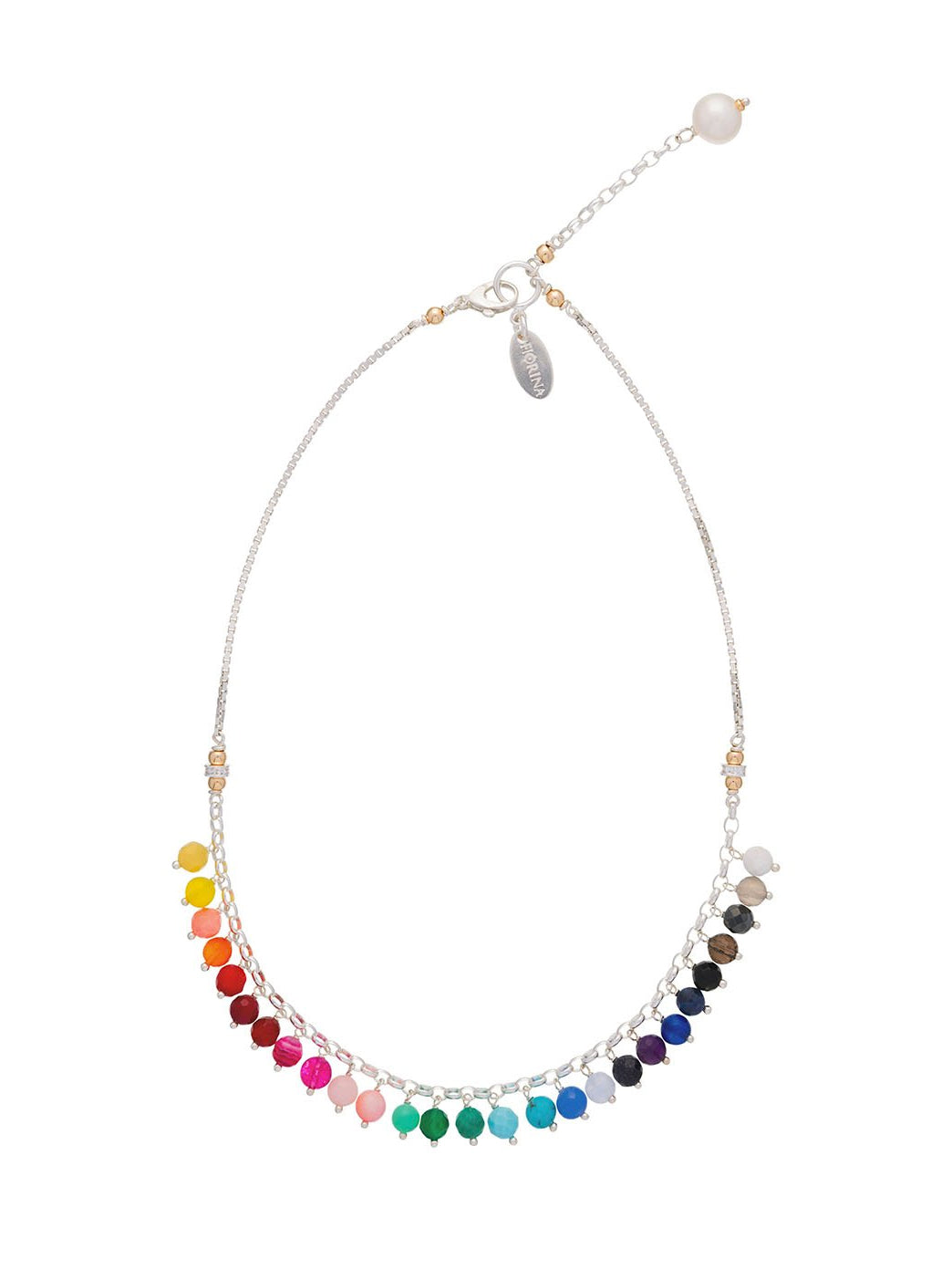 Fiorina Jewellery Raindrop Necklace Chakra