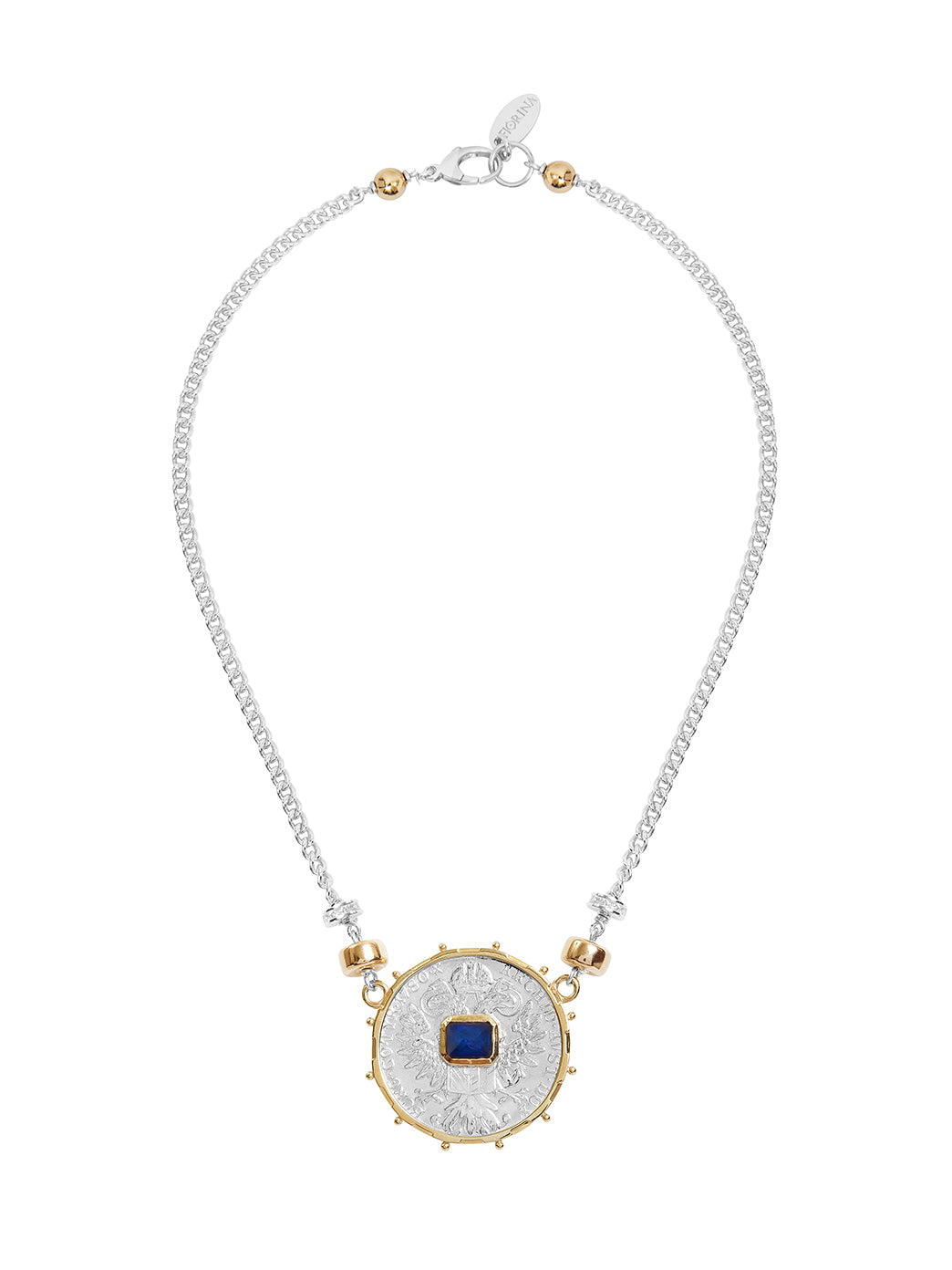 Fiorina Jewellery Monster Jewel Gem Necklace Sapphire