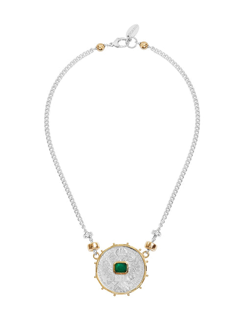 Fiorina Jewellery Monster Jewel Gem Necklace Emerald