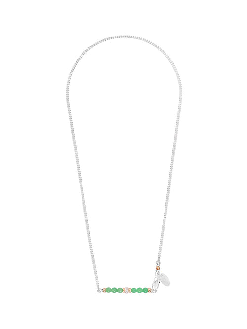 Fiorina Jewellery Silver Romance Necklace Chrysoprase
