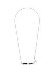 Fiorina Jewellery Silver Romance Necklace Garnet