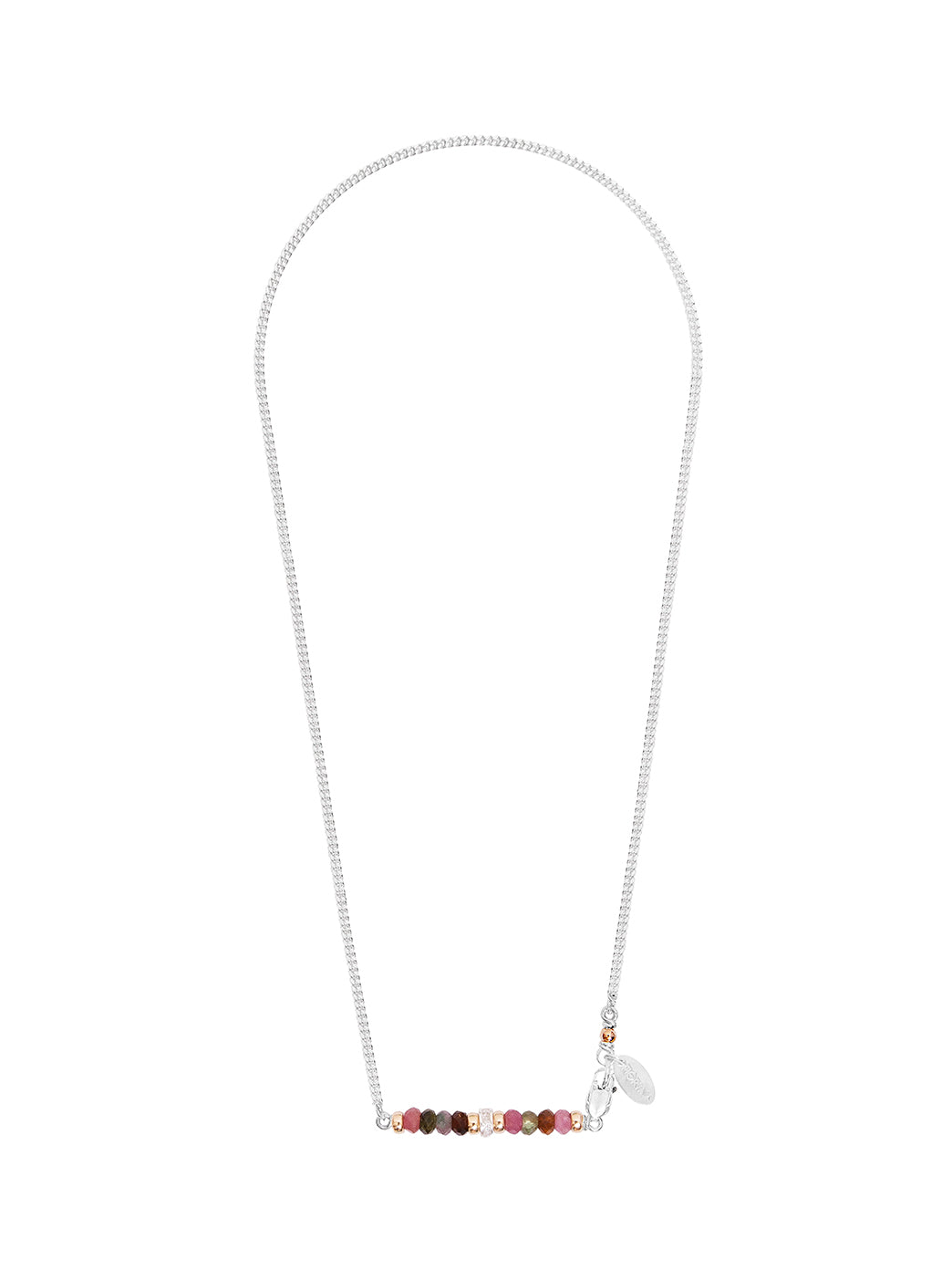 Fiorina Jewellery Silver Romance Necklace Tourmaline Faceted