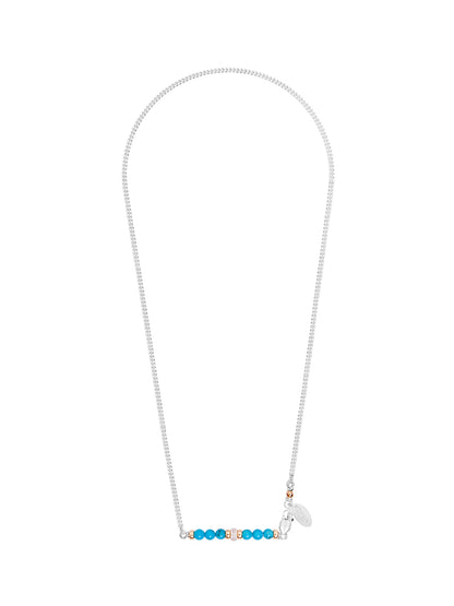 Fiorina Jewellery Silver Romance Necklace Turquoise