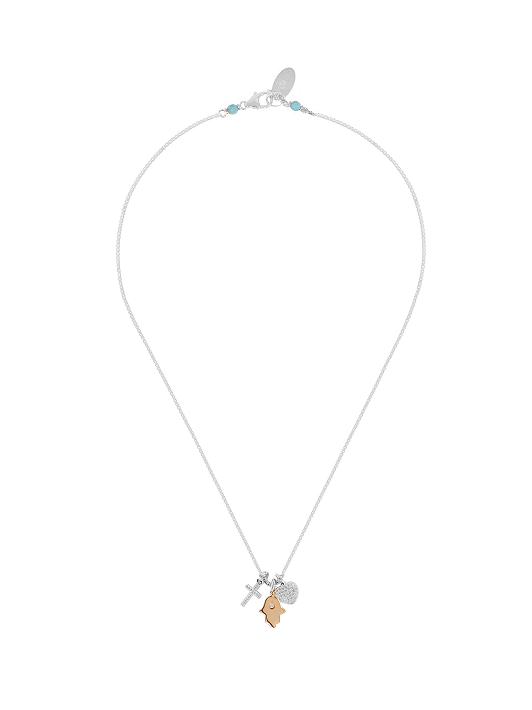 Fiorina Jewellery Mini Charm Necklace Religious