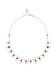 Fiorina Jewellery Leda Pearl Necklace Garnet