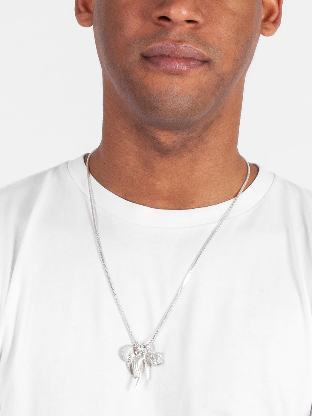 Fiorina Jewellery Mens Simple Charm Necklace Zoom