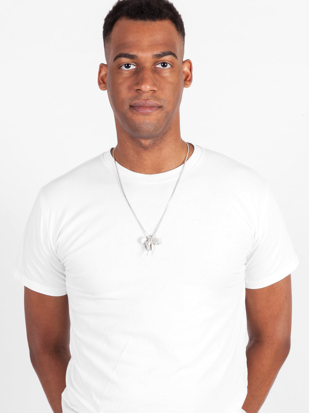 Fiorina Jewellery Mens Simple Charm Necklace