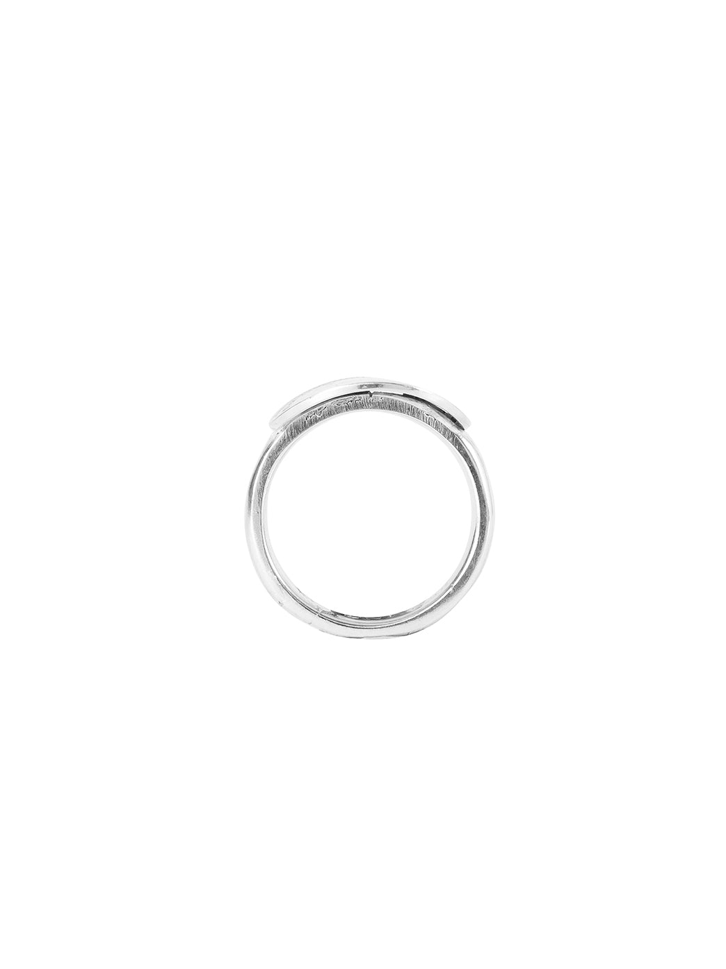 Fiorina Jewellery 3p Bent Coin Ring Finger View