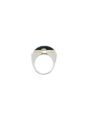 Fiorina Jewellery Bullseye Ring Black Onyx Side View