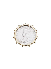 Fiorina Jewellery Gold Encased Florin Coin Ring