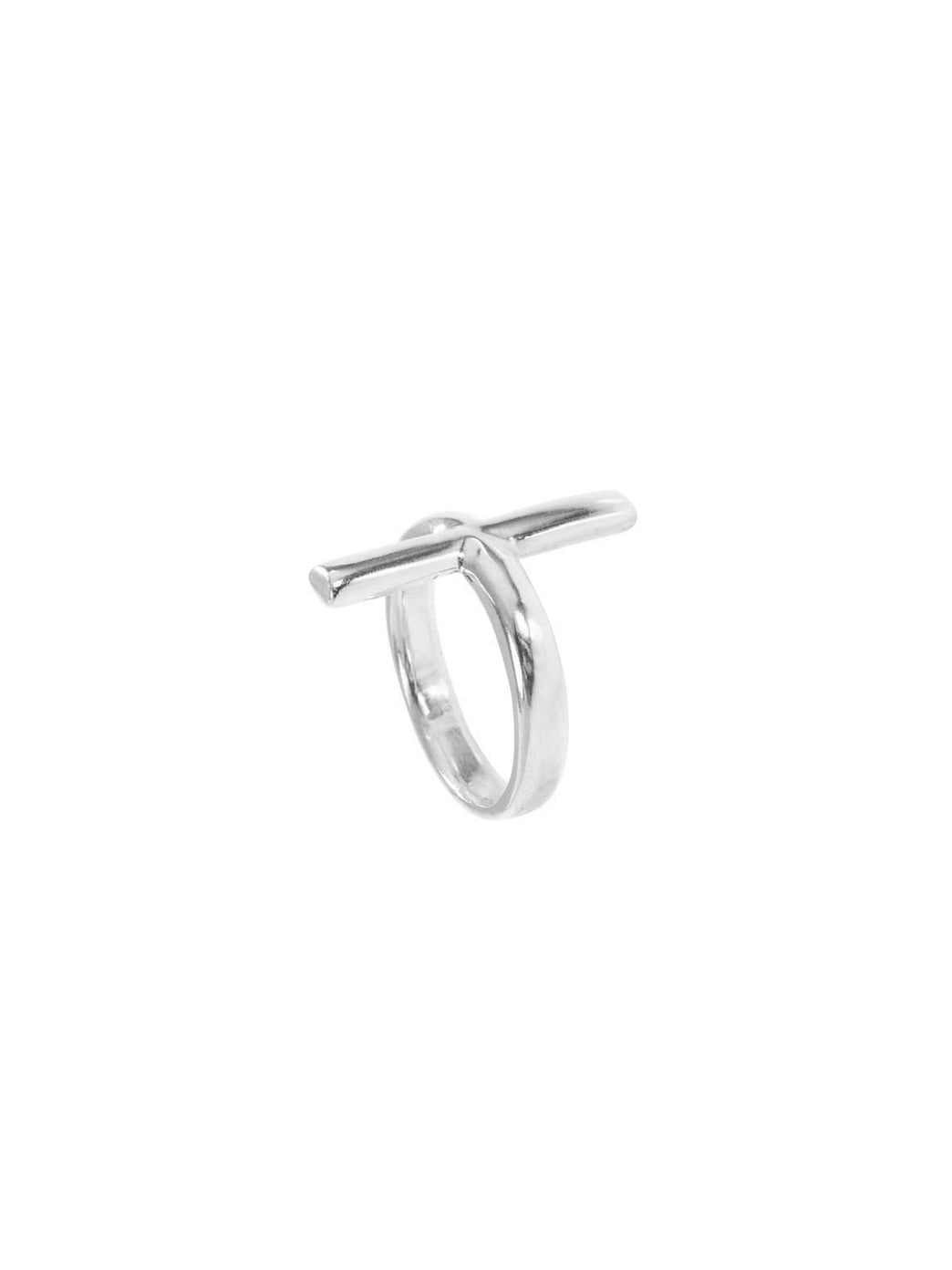 Fiorina Jewellery Grande Cross Ring Side View