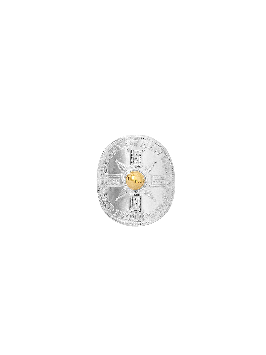 Fiorina Jewellery PNG Bent Coin Ring