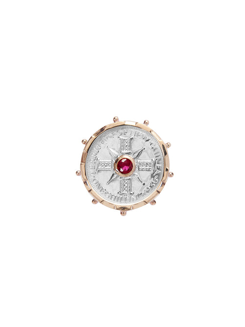 Fiorina Jewellery Jewel Gem Ring Large Ruby