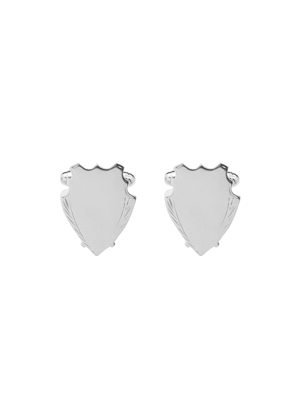 Fiorina Jewellery Shield Cufflinks