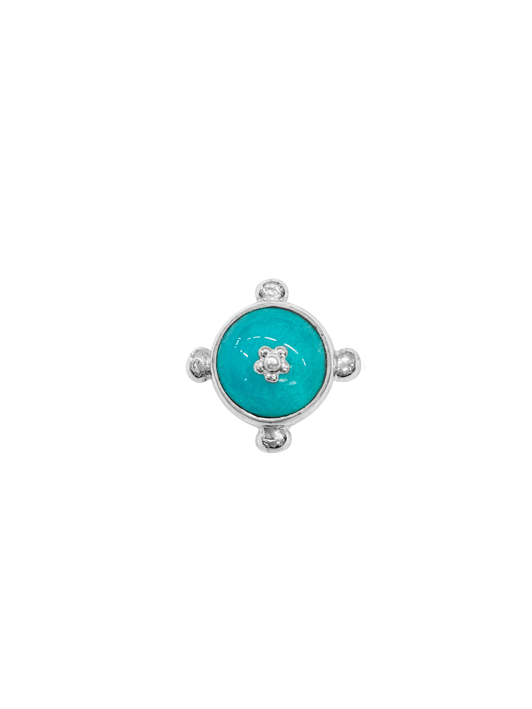 Fiorina Jewellery Athena Pinkie Ring Amazonite