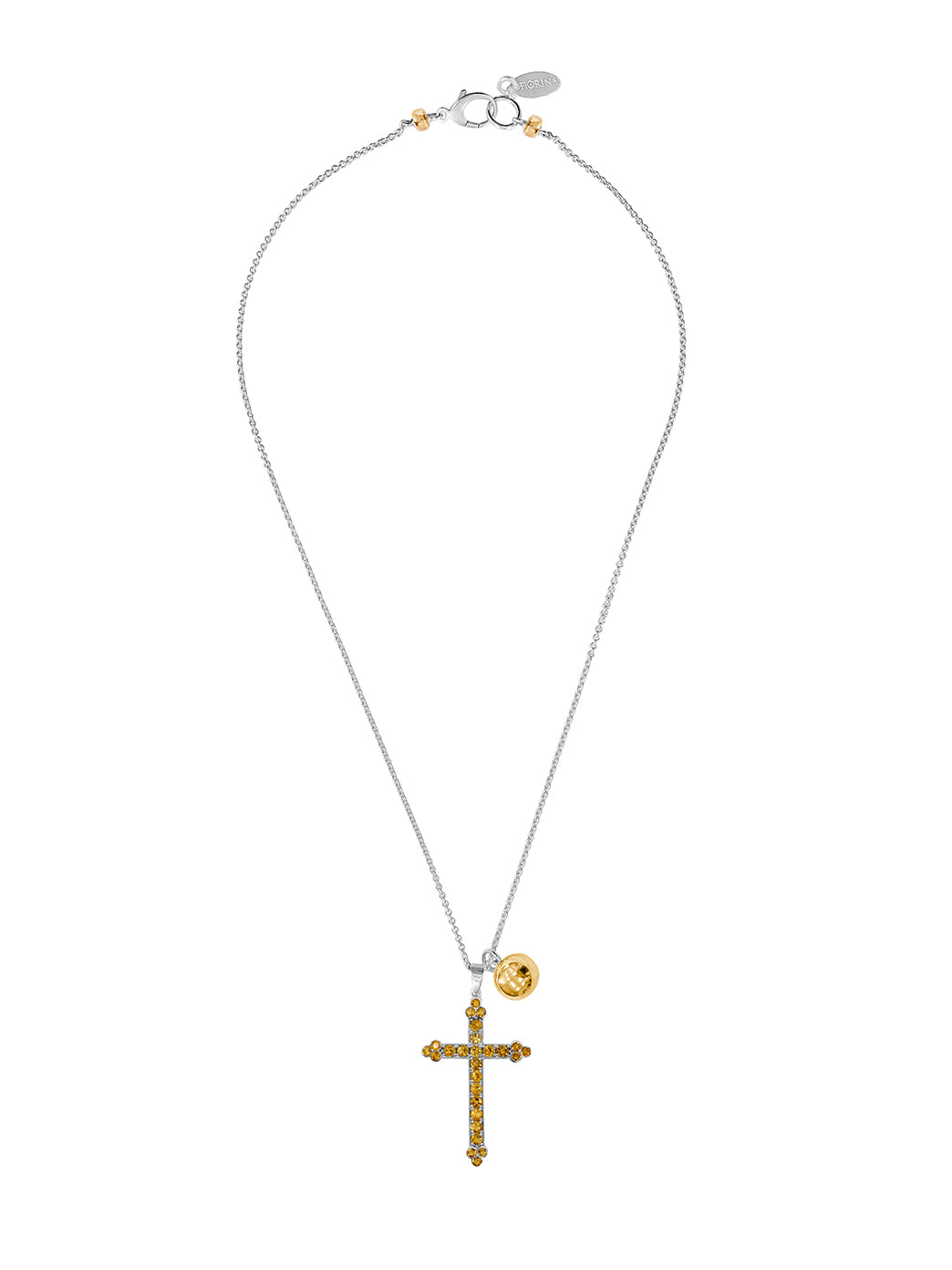 Fiorina Jewellery Victoria Cross Citrine Necklace