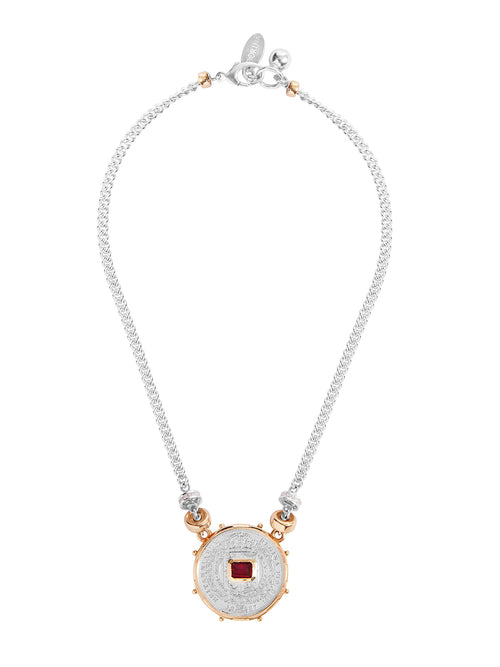Fiorina Jewellery Medium Jewel Gem Necklace Ruby