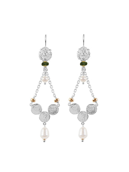 Fiorina Jewellery Trevi Earrings Green Tourmaline