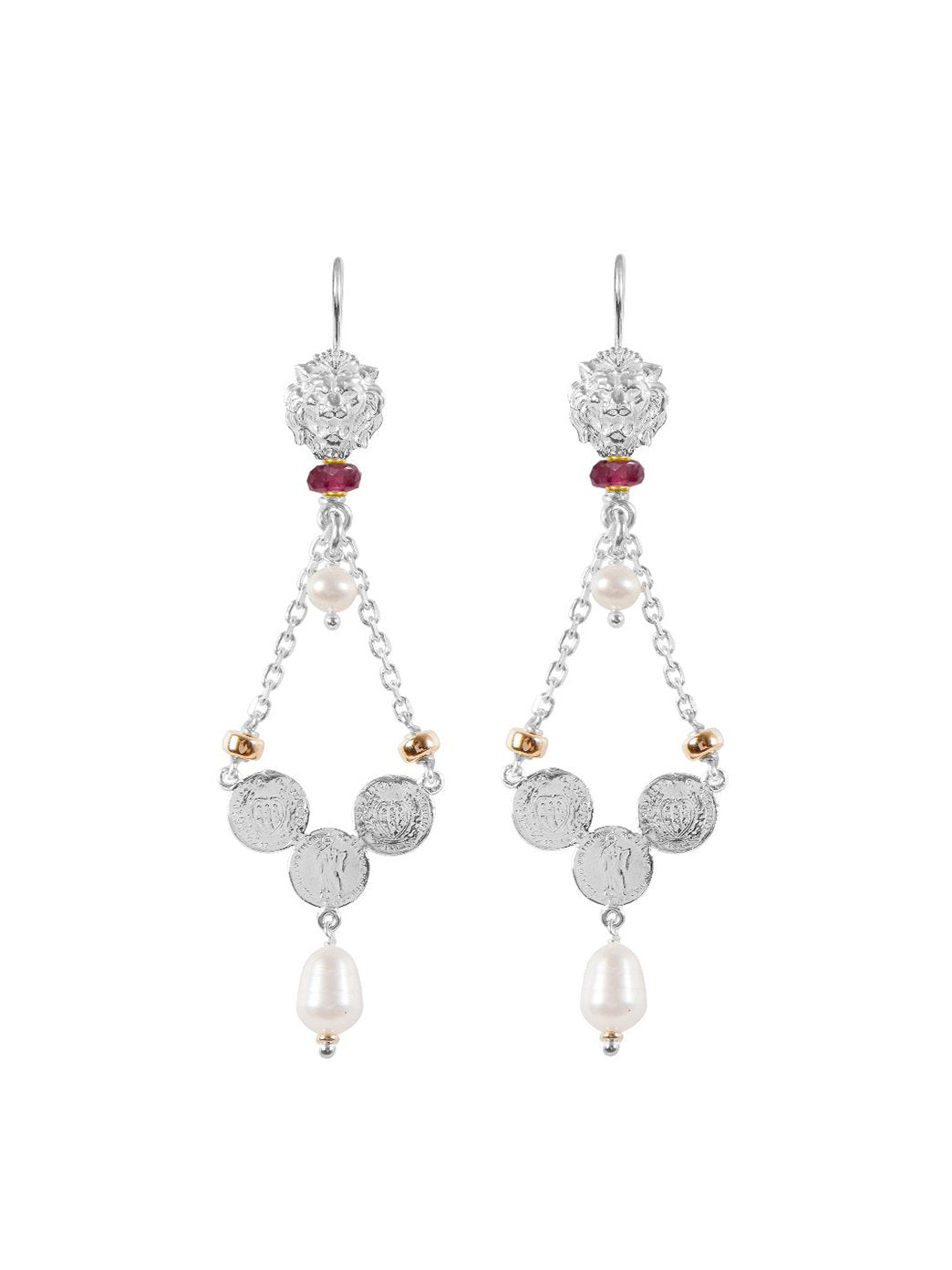 Fiorina Jewellery Trevi Earrings Pink Tourmaline