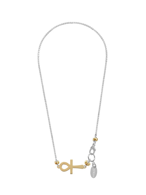 Fiorina Jewellery Gold Ankh Necklace