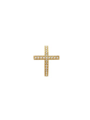 Fiorina Jewellery Gold Diamond Side Cross Ring