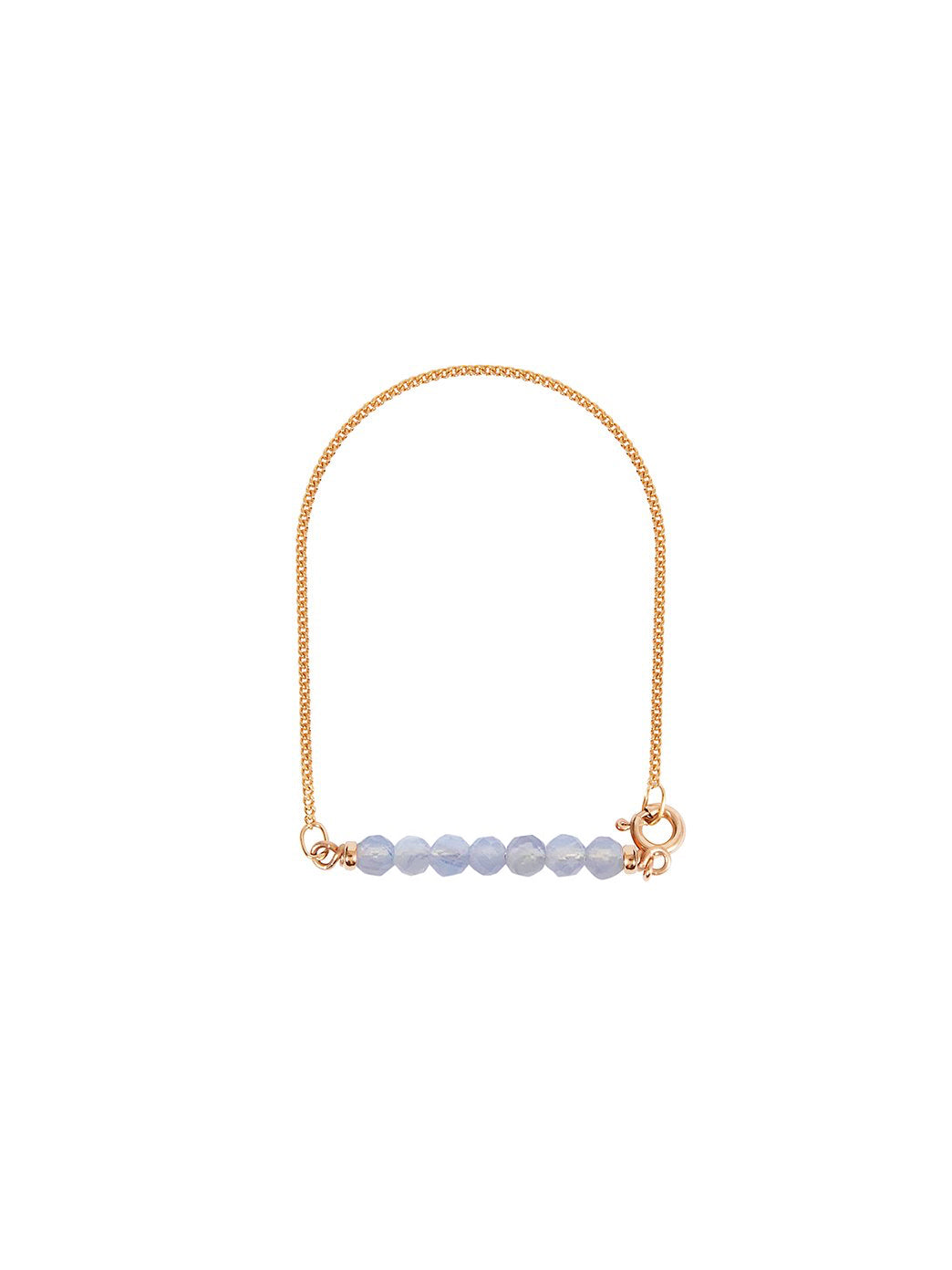 Fiorina Jewellery Gold Friendship Bracelet Chalcedony