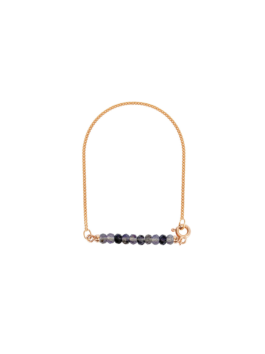 Fiorina Jewellery Gold Friendship Bracelet Iolite