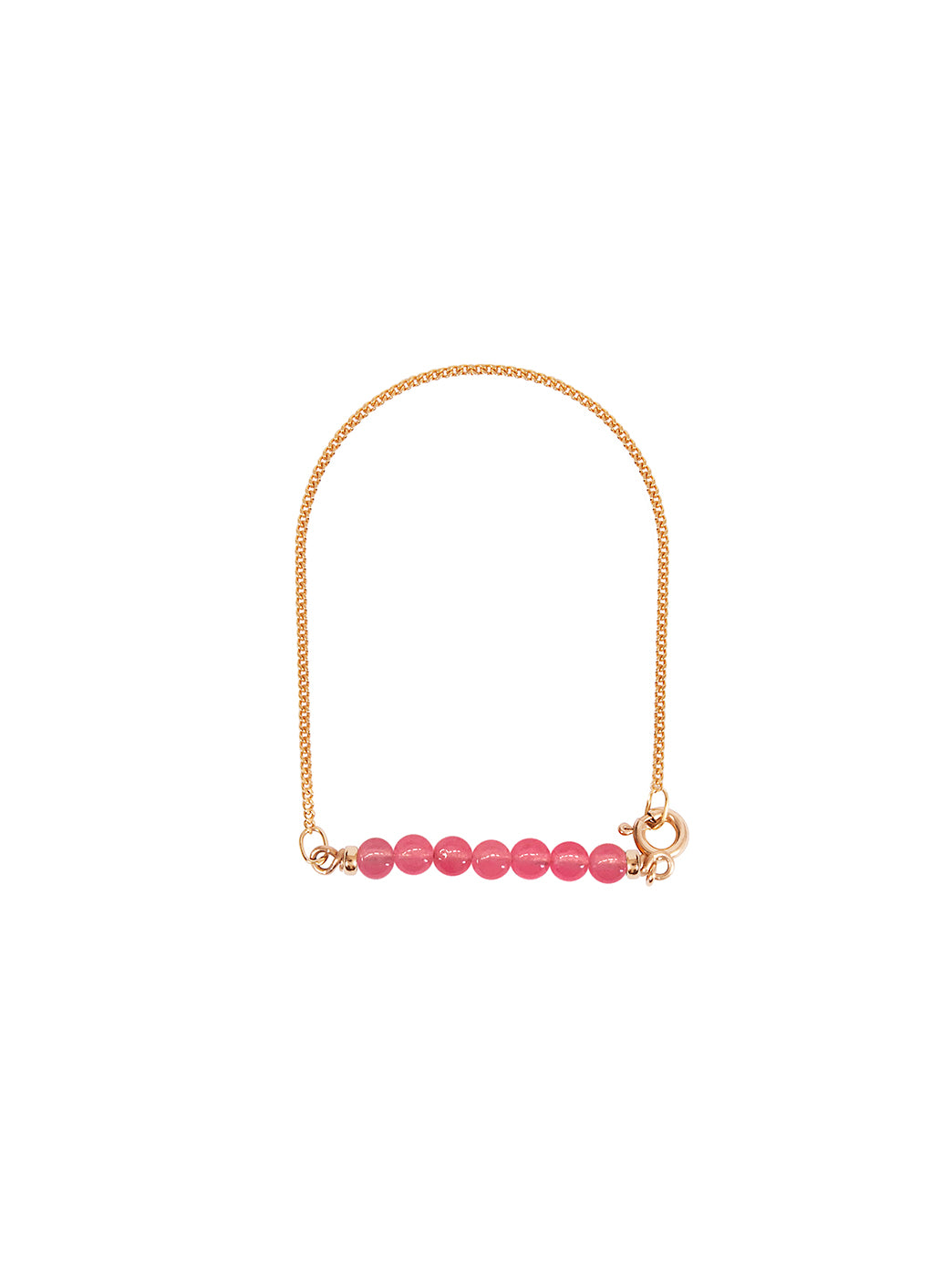 Fiorina Jewellery Gold Friendship Bracelet Lolly Pink