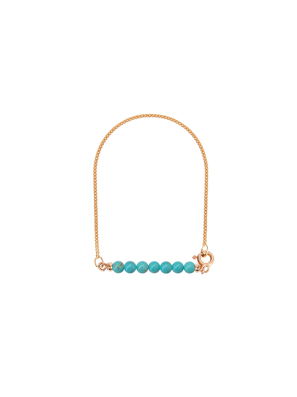 Fiorina Jewellery Gold Friendship Bracelet Turquoise