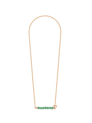Fiorina Jewellery Gold Friendship Necklace Green Aventurine