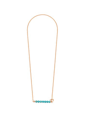 Fiorina Jewellery Gold Friendship Necklace Turquoise
