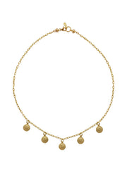 Fiorina Jewellery Gold Mini Gypsy Coin Necklace