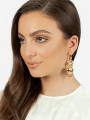 Fiorina Jewellery Gold Royal Valentina Earrings Ruby Model