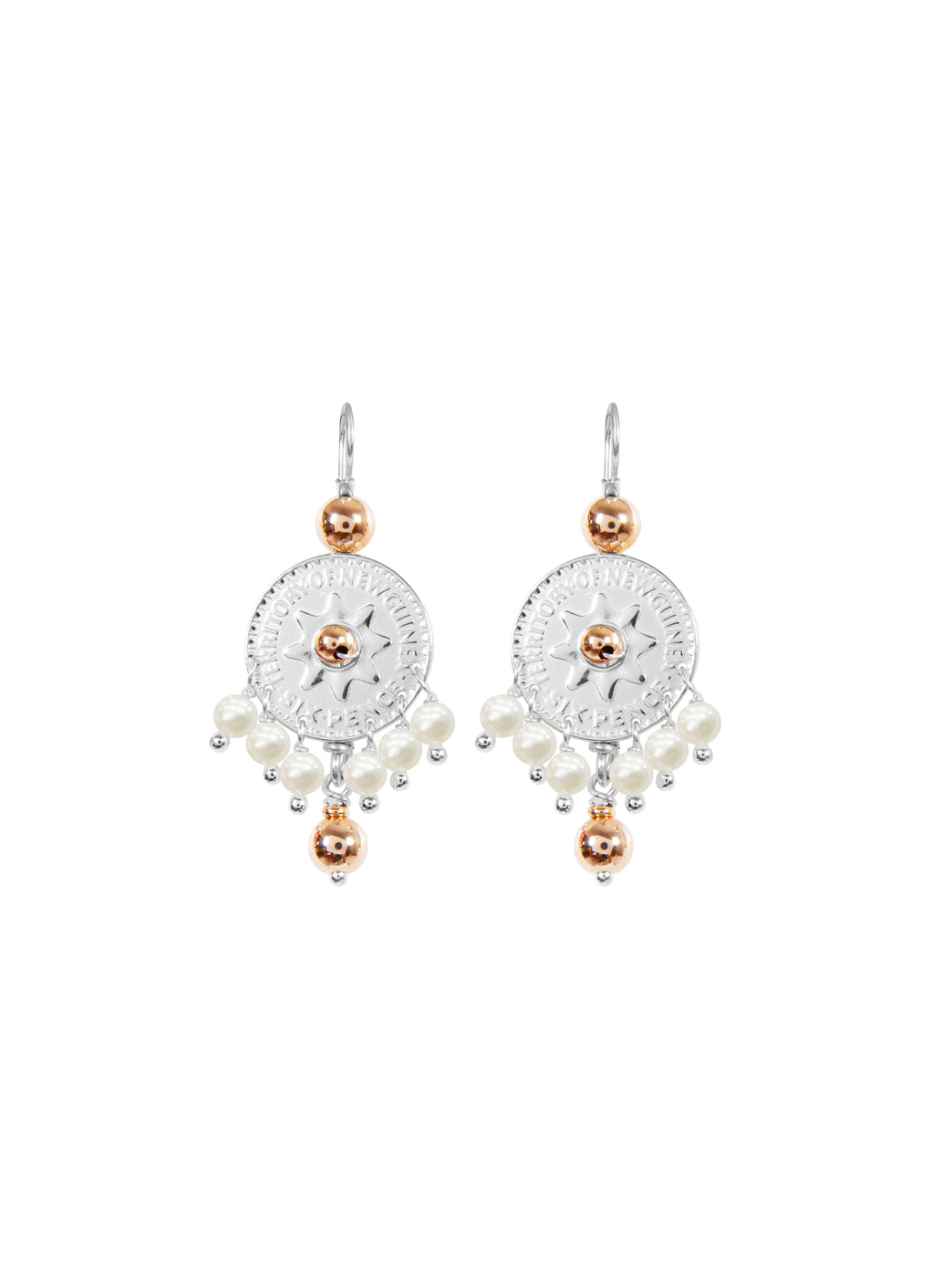 Fiorina Jewellery Joy Earrings White Pearl