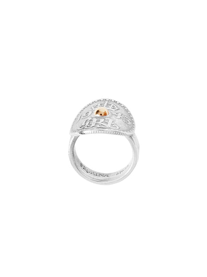 Fiorina Jewellery Joy Bent Pinkie Ring Side View